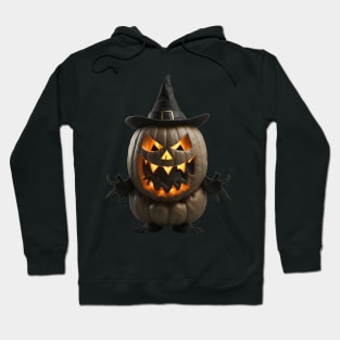 Halloween pumpkin with hat Hoodie